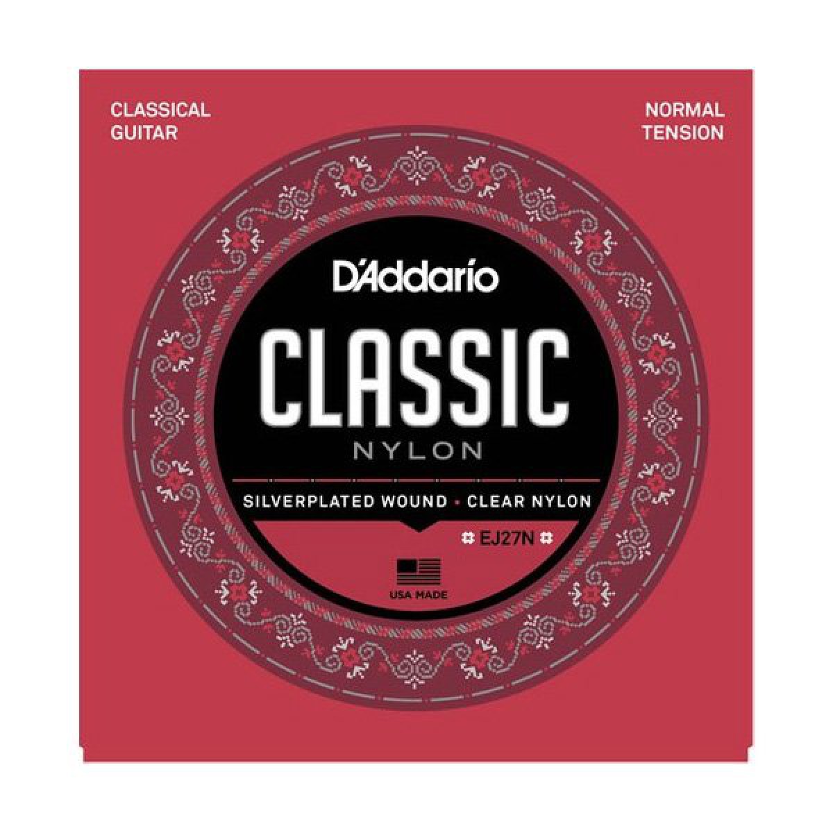 DADDARIO KLASİK GİTAR TEL SETİ (4/4), SILVERPLATED WOUND, C:EJ27N
