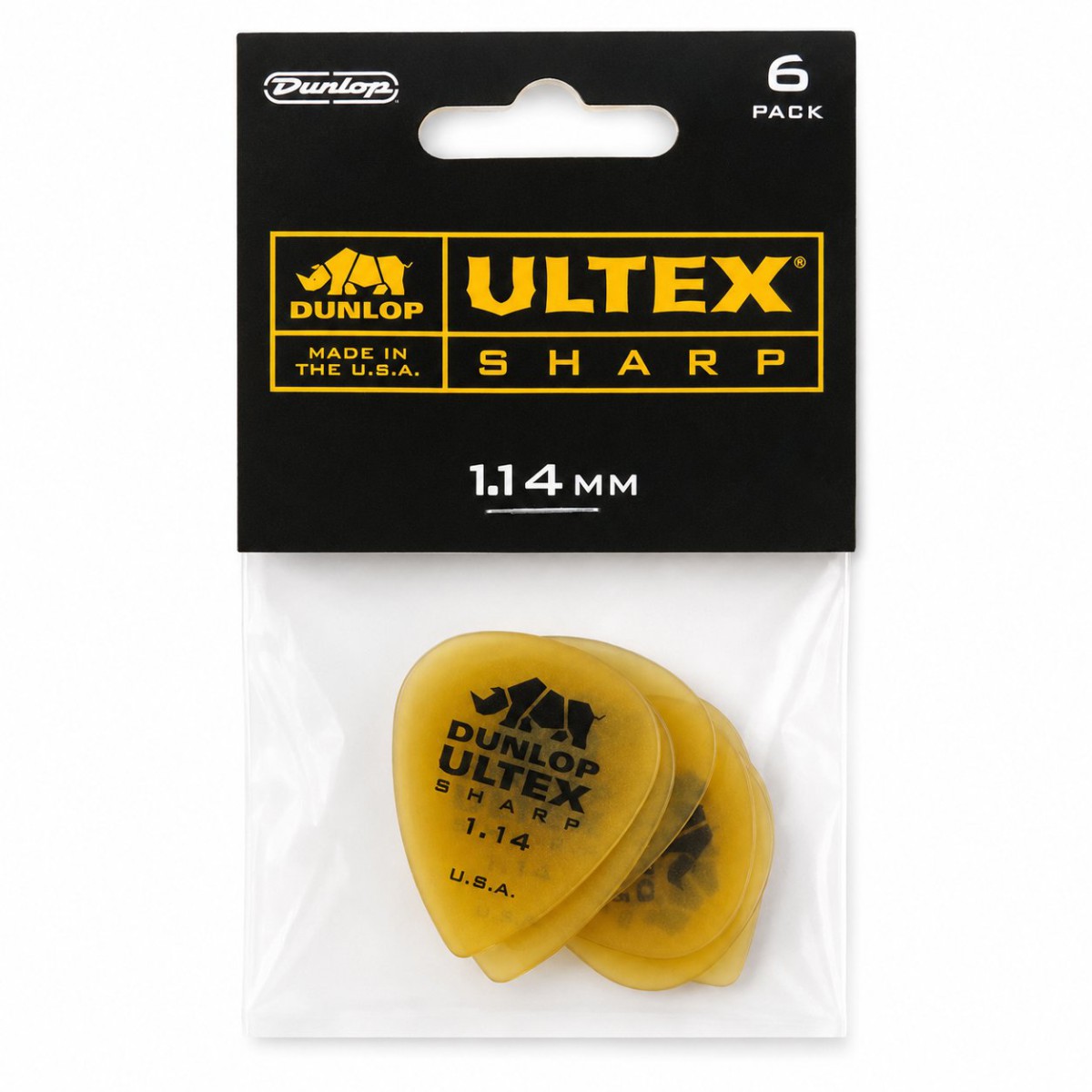 Jim Dunlop Ultex Sharp Pick 1.14MM - 6'lı Paket Jim Dunlop Ultex Sharp Pick 1.14MM - 6'lı Paket
